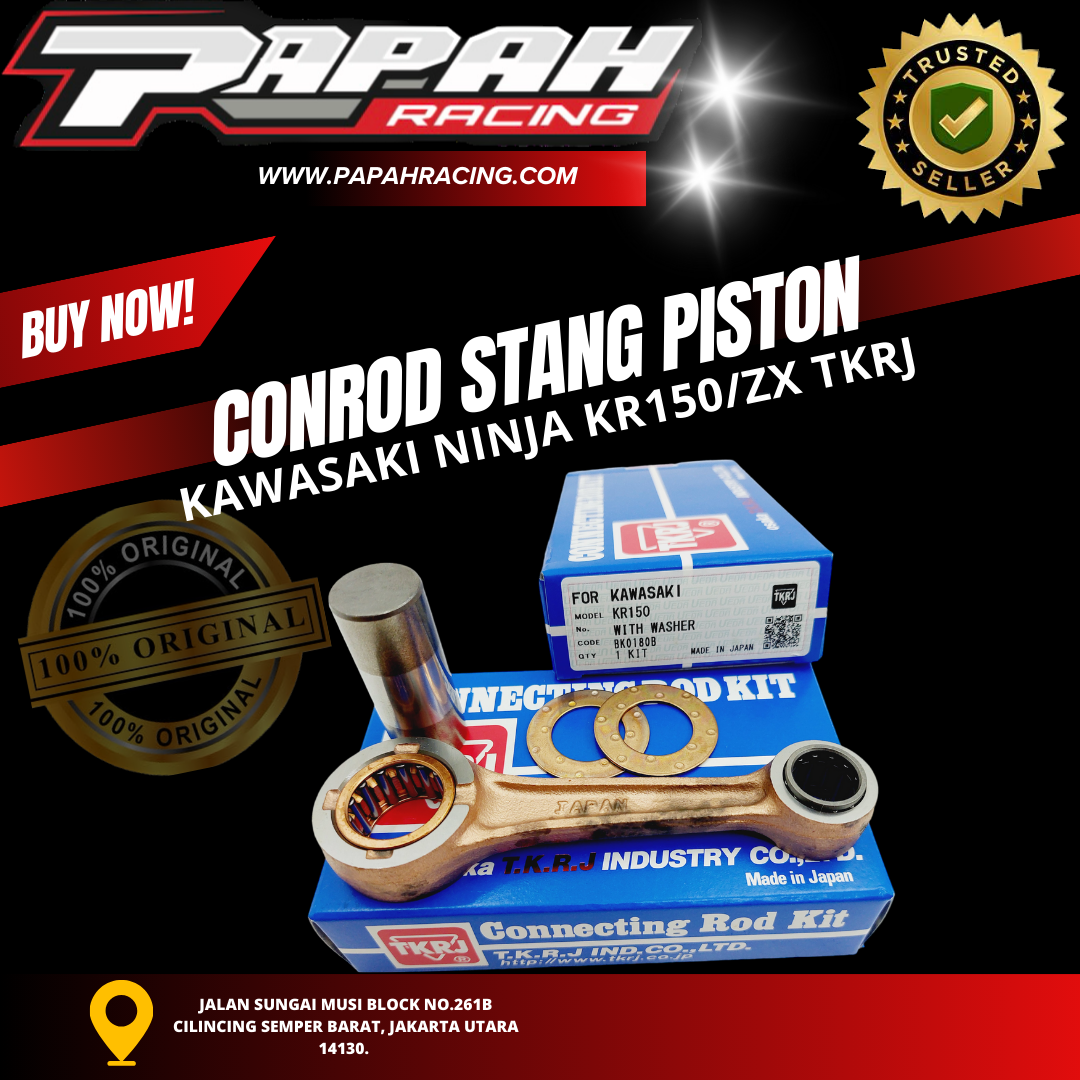 CONROD STANG PISTON KAWASAKI NINJA KR 150/ZX TKRJ